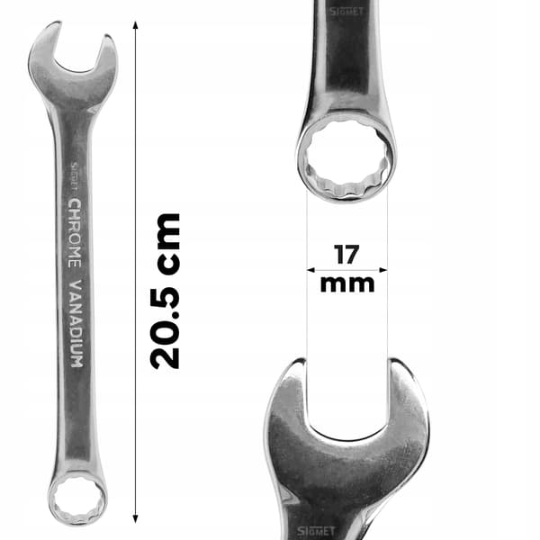 17 mm UTGÅNGSNYCKEL CR-V STRONG SOLID STANDARD