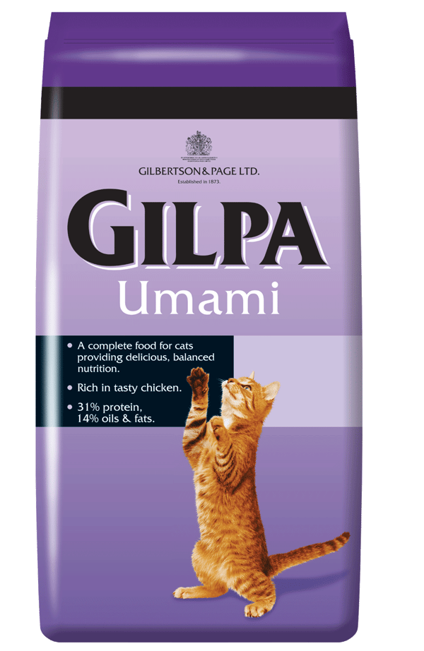 Gilpa Umami torrfoder för katter 15 kg