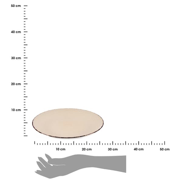 Middagstallerken 27 cm MANDALA beige