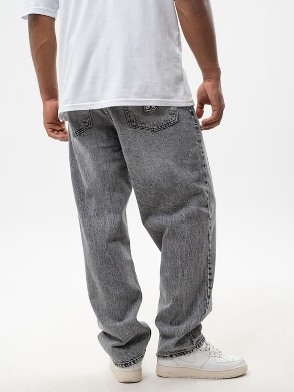 Lucky Dice Small Dice XL Grå Baggy Jeans til Herrer