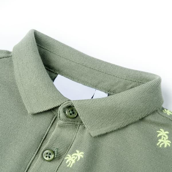 Børnepoloshirt, khaki, 116