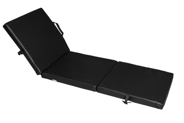 Gymnastikmåtte, måtte - 180x60x6 sort - muvv