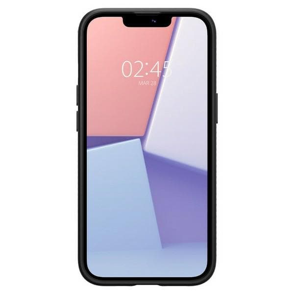 Spigen Liquid Air -kotelo iPhone 13:lle, musta