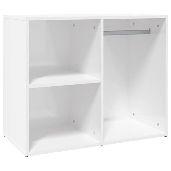 vidaXL Skåp högglansvitt 80x40x65 cm
