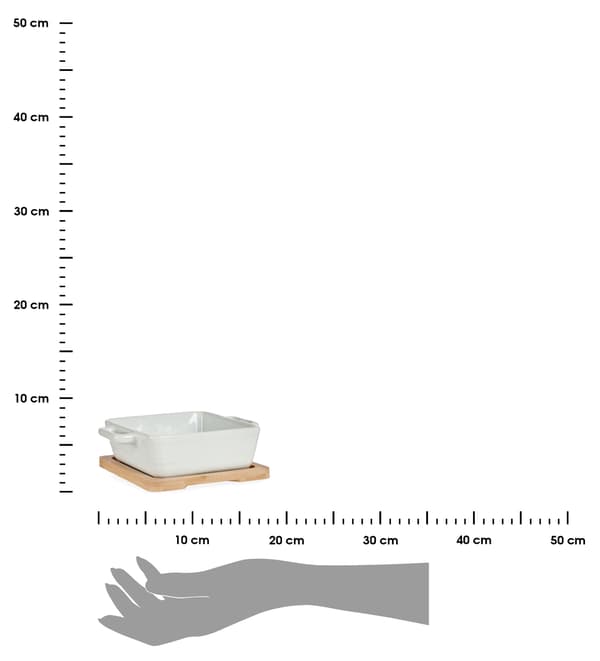 Ovnfast fad med bambusbund