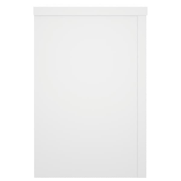 vidaXL urtepotteunderkopper, 2 stk., hvide, 20x20x30 cm
