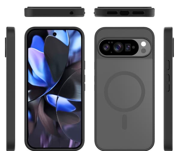 Etui til Google Pixel 10 Pro XL, til MagSafe, ERBORD Mat Etui - sort
