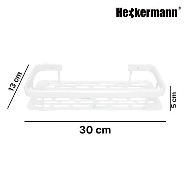 Heckermann Badrumshylla Vit 30cm