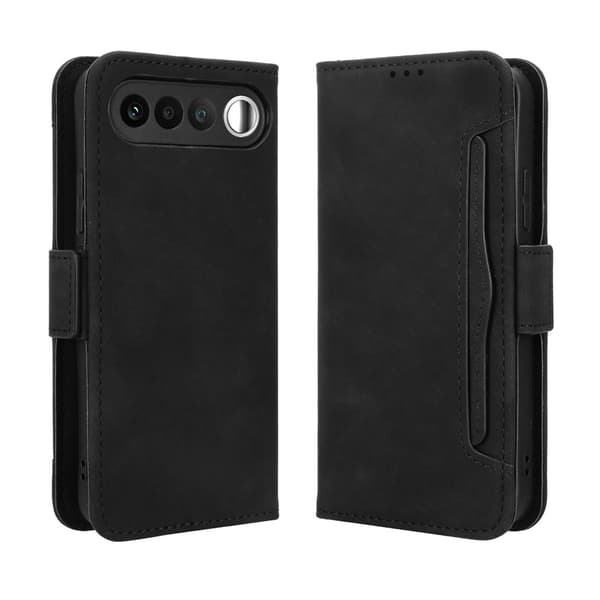 Realme 16 5G Flip-etui, Kortholder, Sort