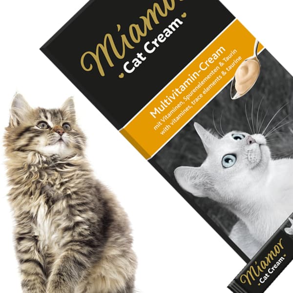 Miamor Kattecreme Multivitamin - vitaminbøffer 6x15g