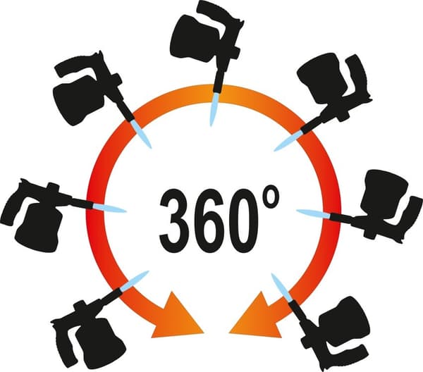 Gassloddelampe 360 med piezo 73404 VOREL