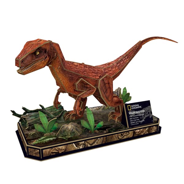 3D-PALAPELI NATIONAL GEOGRAPHIC VELOCIRAPTOR 0534