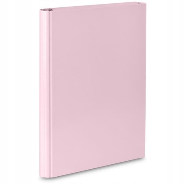 FOLDEORD MED VELCRO A4 4CM PASTELROSA 1109