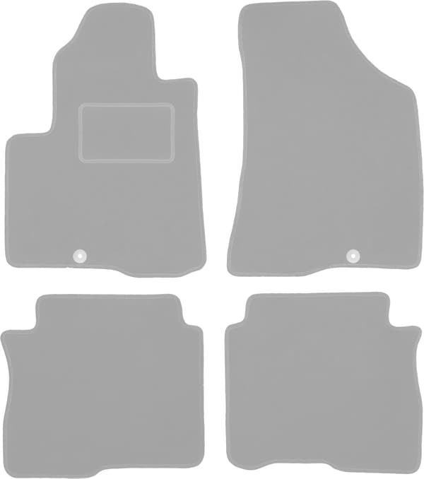 Grå bilmåtter til: Hyundai SantaFe II SUV (2006-2012)
