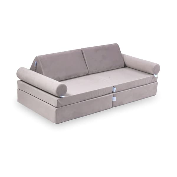 Montessori Comfort sammet lila mini leksoffa