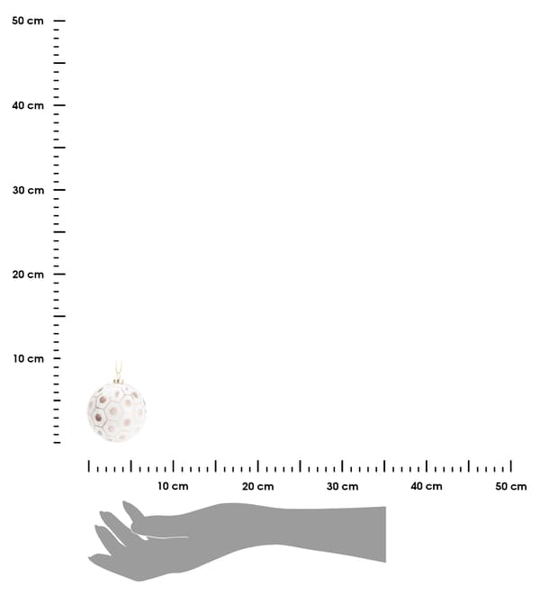 Glamour julekugler 8 cm 40 stk