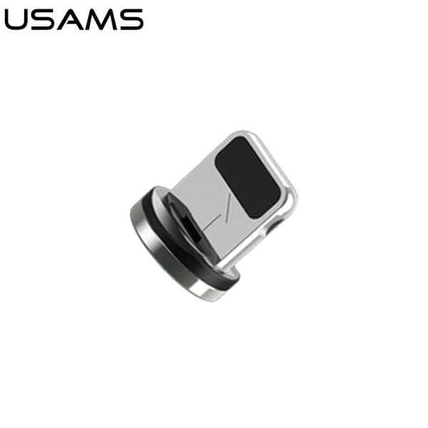 USAMS Bulk Lightning Magnetisk Adapter, Sølv