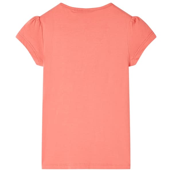 Barn-T-shirt, korall, 116