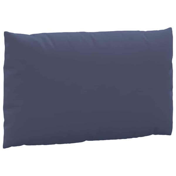 vidaXL Pallsoffkuddar, set om 2, marinblå, tyg