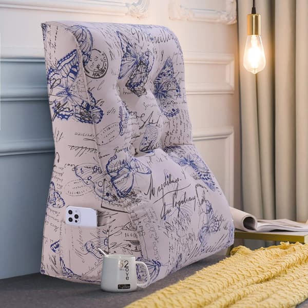 Mångsidig läskudde med fjärilsmönster