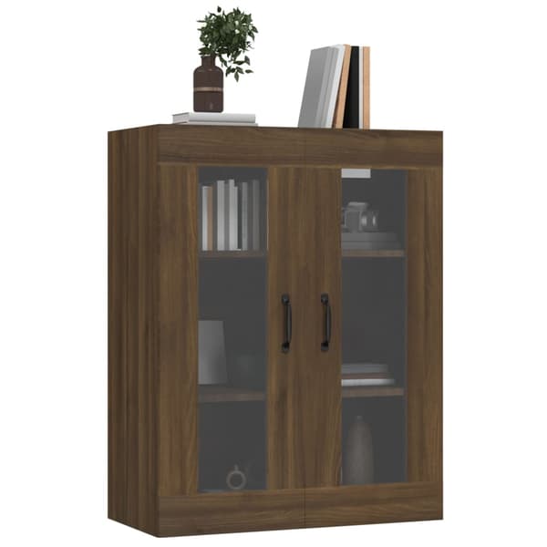 vidaXL vægskab brunt egetræ 69,5x34x90 cm