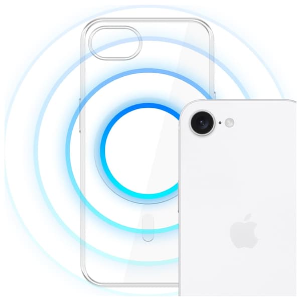 3mk Clear MagCase för MagSafe, för iPhone 16E, transparent och vit