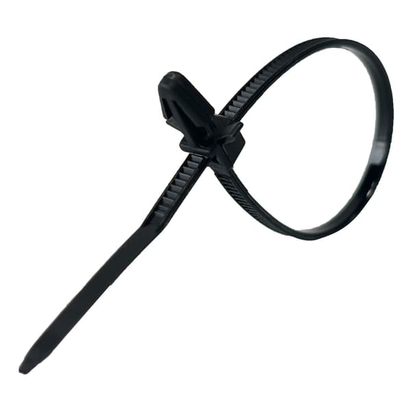 Nippusiteet työntökiinnitykseen 2,5 x 150 mm, musta