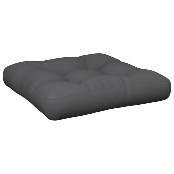 vidaXL Pallsoffkuddar, 2 st, Antracit, Tyg