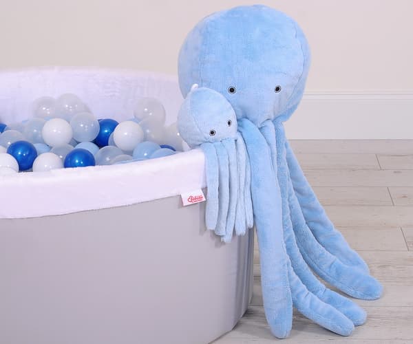 Iso pehmolelu Octopus XXL - sininen
