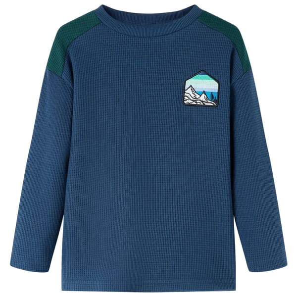 Børnesweatshirt, marineblå, 128