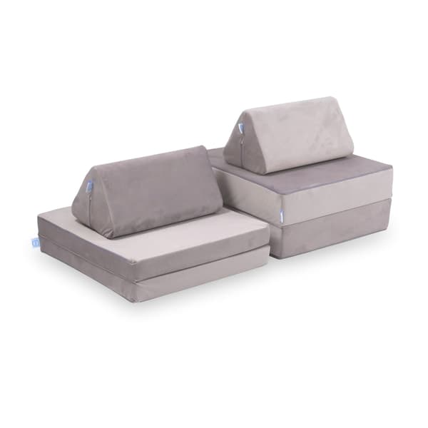 Montessori Comfort sammet lila mini leksoffa