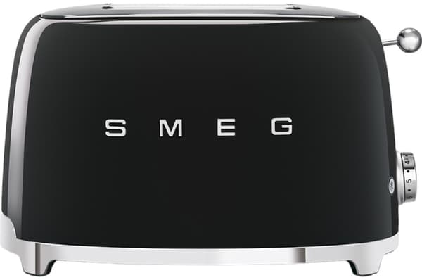 Smeg 50\' Style Black TSF01BLEU brödrost