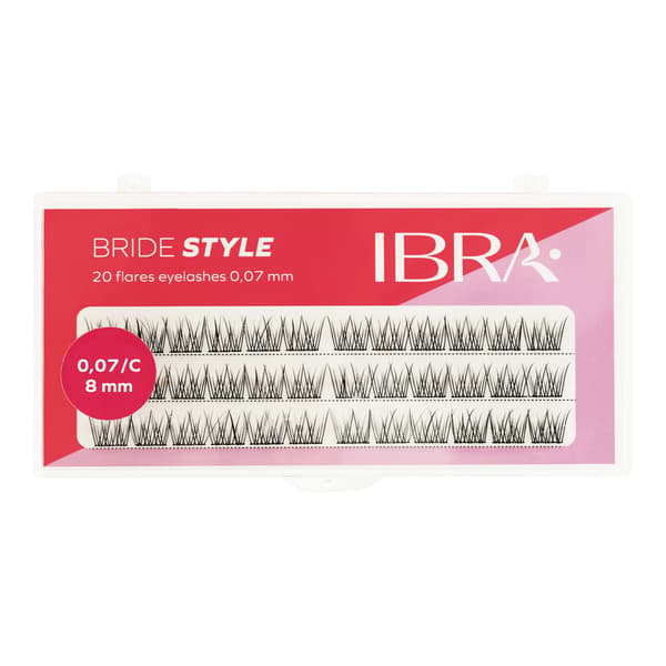 Brudestil 8mm IBRA Makeup Øjenvippe Tufts