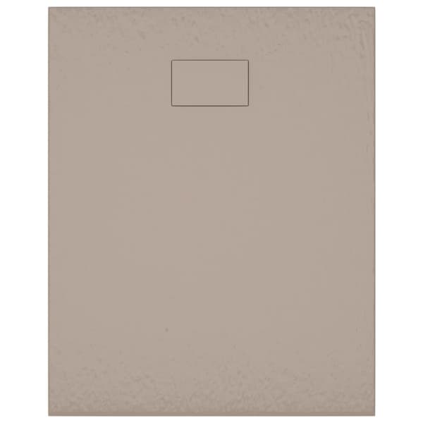vidaXL Duschkar, SMC, Brun, 100 x 80 cm