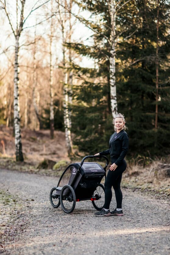 Hamax - COCOON ONE polkupyörän peräkärry - harmaa/musta