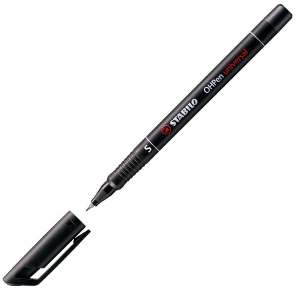 Marker Stabilo Ohpen S Permanent Sort A'10