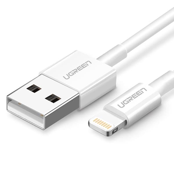 iPhone USB - Lightning MFI -kaapeli 1m 2.4A valkoinen