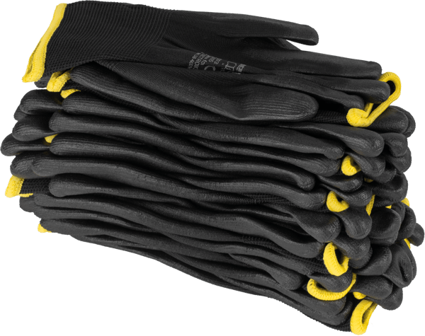 Rebel Electro CS-P002 polyuretan arbetshandskar storlek 8 M 12 st.