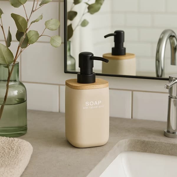 Liso beige sæbedispenser