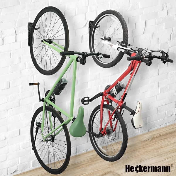Set med 2 Heckermann T009 cykelväggfästen