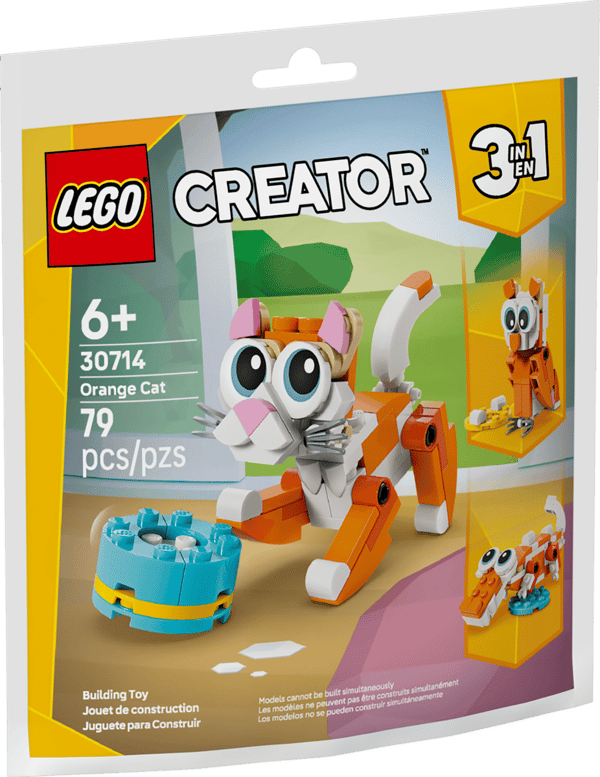LEGO 30714 Creator 3 en 1 Chat Arrancione