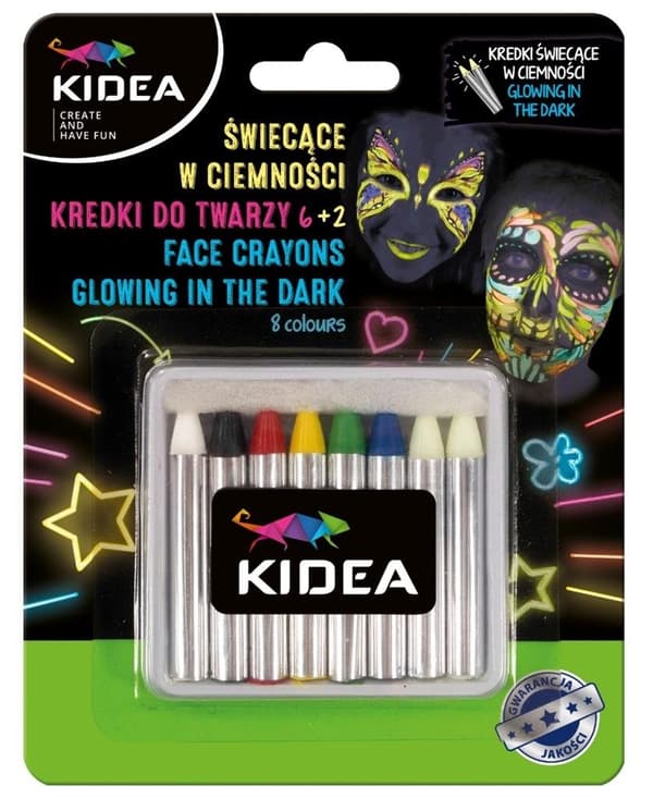 KIDEA 8-väriset kasvokynät