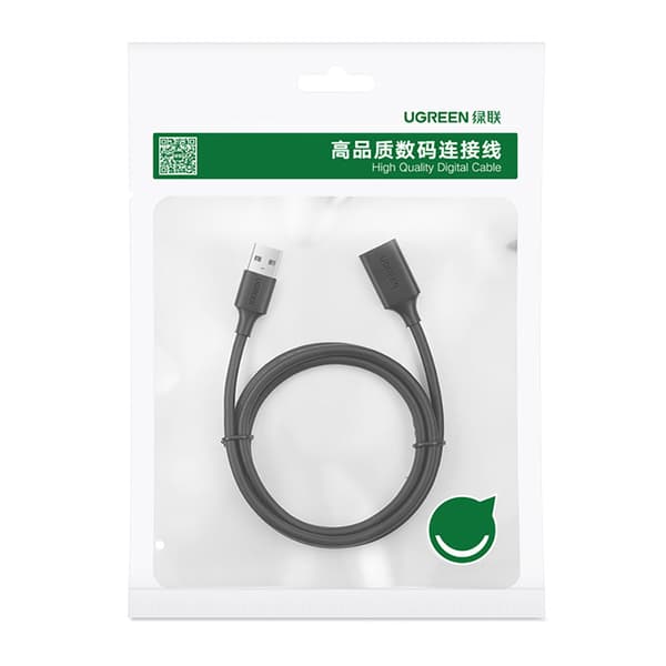 USB 2.0 förlängningskabeladapter 5m svart