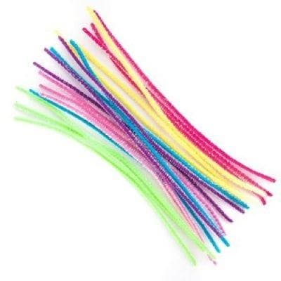 Kreativa trådar 30 cm opaliserande 18 st