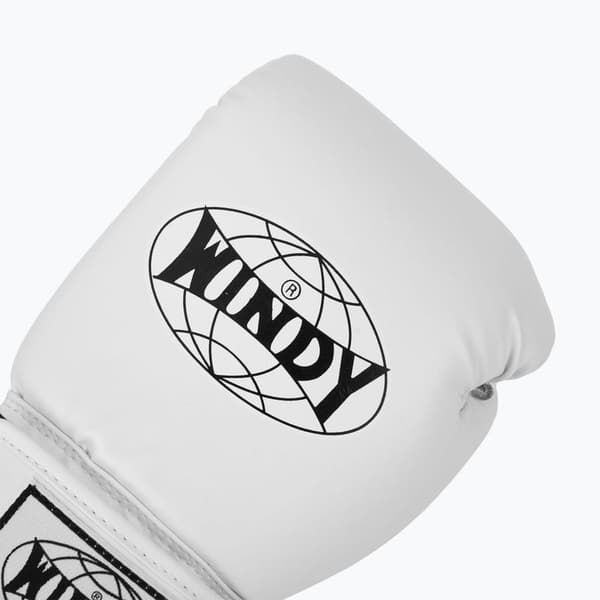 Windy Classic boksehandsker i kunstlæder, hvide, 10 oz