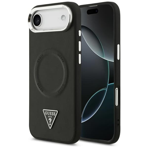 Guess Triangle Logo MagSafe-etui til iPhone Air, sort