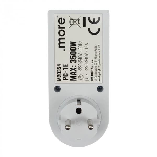 Elektronisk veckotimer Strömbrytare