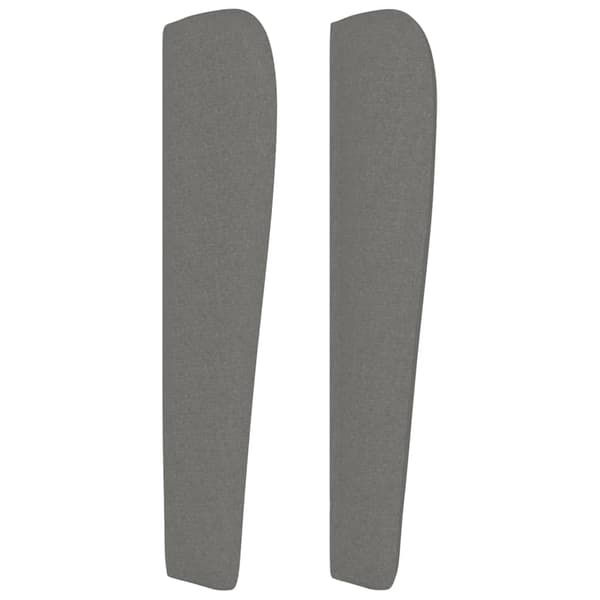 vidaXL Vingad nackstöd mörkgrå 103x23x118/128 cm tyg