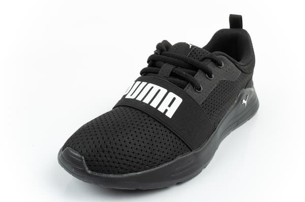 Puma Jr Wired Textile Løbesko Sort [374216 01] Størrelse 31