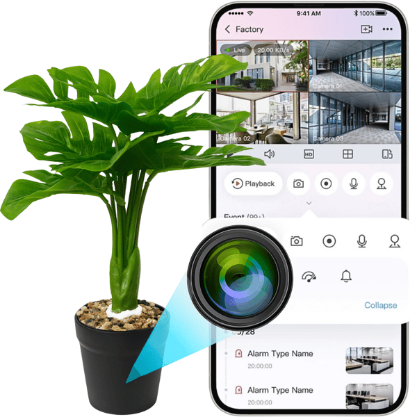 Minikamera tehtaalla WF-JH53 WiFi